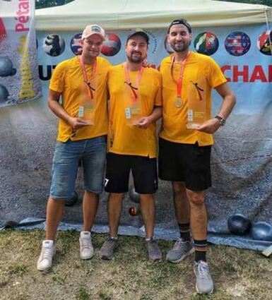 Sascha Wagner (v.l.), Jannik Schaake, Pascal Keller.