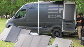 mid Essen - Mobile oder fest montierte Solarpanele als Stromquellen.