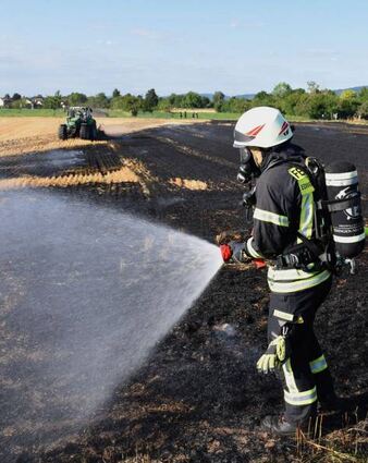 Die Feuerwehr hatte den Brand schnell unter Kontrolle.