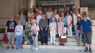 Die Reisegruppe der Bergsträßer Senioren-Union hatte bei ihrer Italienreise das Vier-Sterne-Park-Hotel-Gritti in Bardolino als Quartier gebucht.