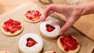 Perfekte Weihnachtsplätzchen.