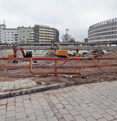 Im Frühjahr dieses Jahres waren noch Bagger auf der Baustelle.