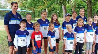 Die Jüngsten der TSV-Amicitia-Triathleten starteten beim Bambini-Lauf über 800 Meter in Brühl.