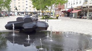Auf der Rheinau gibt‘s in diesem Jahr den neugestalteten Marktplatz mit pünktlich fertig gewordenem Brunnen beim Stadtteilfest zu feiern.