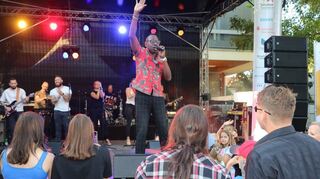 Isaac Roosevelt und die Mannheimer Band Shebeen machen Laune.