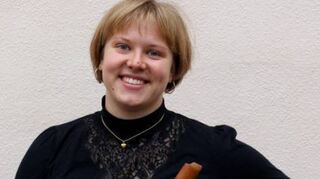 Blockflötistin Sonja Radzun.