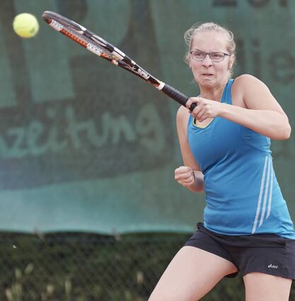 Werden in der Bezirksliga eher keine Meisterschaft feiern: Sarah Engelhardt und das Damen-Quartett des TC Lampertheim.