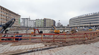 Im Januar dieses Jahres waren noch Bagger auf der Baustelle. Diese wurden zuletzt abtransportiert.