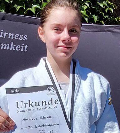 Anna-Lena Höcherl wurde Badische Vize-Meisterin.