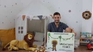 Die Wohnung ist fertig eingerichtet, Leon Mossmann und seine Löwen sind bereit. Zum 15. August eröffnet er seine Kindertagespflege in Ilvesheim.