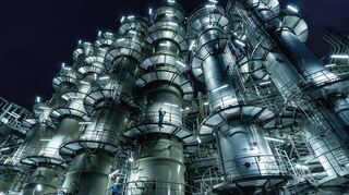 Die Acetylen-Anlage im Ludwigshafener BASF-Stammwerk gehört zu den Betrieben, die besonders viel Gas verbrauchen.  Bild: BASF