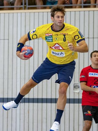Uwe Gensheimer feierte bereits am Freitagabend nach monatelanger Verletzungspause sein Comeback bei den Rhein-Neckar Löwen.