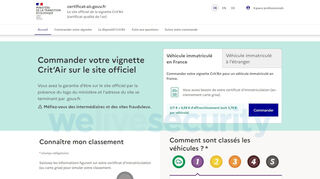 mid Groß-Gerau - Die französische Umweltplakette (Crit'Air) gibt es über eine offizielle Webseite.