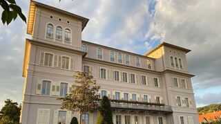 Das Rothschild-Schloss (Rathaus) in Hemsbach.