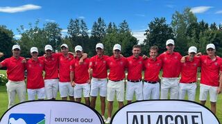Freude bei den Herren des GC Mannheim-Viernheim: Am letzten Spieltag der Süd-Bundesliga schaffte es das GC-Team zum Final Four in Neustadt.