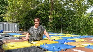 Sylvia Hafner leitet das Amt für Abfallwirtschaft. Von ihren 250 Mitarbeitern sind 200 männlich.