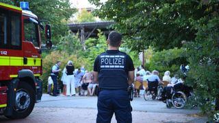Wegen des Brandes in der GRN-Klinik in Sinsheim wurden viele Patienten in Sicherheit gebracht.