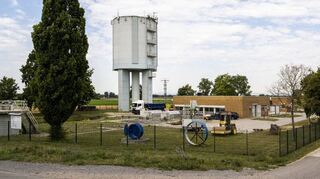 Das Hauptpumpwerk bei Otterstadt.
