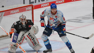 Mannheims David Wolf im Spiel gegen Frankfurt.