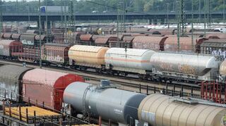 Der Mannheimer Rangierbahnhof im Bereich des Stadtteils Hochstätt: Seine Anbindung spielt eine wichtige Rolle bei der Debatte um einen Bahntunnel.