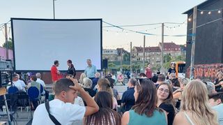 Gemischtes Publikum und gute Stimmung beim ersten „Kinokult Open Air“-Abend in diesem Jahr.