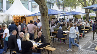Gemütliches Ambiente bei Wein und Genuss im vergangenen Jahr.