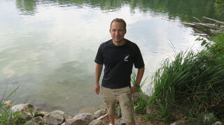 Ohne Taucheranzug am Ufer ist Markus Karch eher selten anzutreffen.<br />