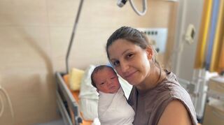 Glücklich über Sohn Finn: Silvia Vorwerk aus Ludwigshafen.