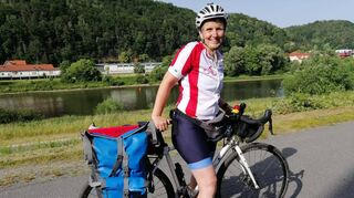 Antje Proft möchte mit ihrer Radtour betroffenen Frauen Mut machen – und ein Zeichen setzen.