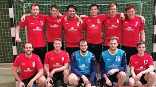 Die Männermannschaft der HSG Ried.