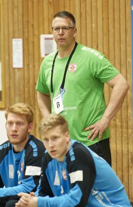 Trainer Marcus Gutsche will mit dem TV Friedrichsfeld in der Handball-Badenliga einen Platz im gesicherten Tabellenmittelfeld erreichen.