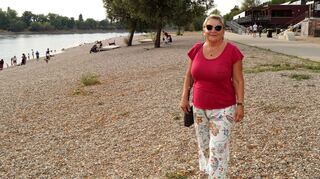 Gisela Korn-Pernikas Lieblingsplatz am Wasser ist das Mannheimer Strandbad.