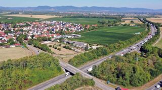 Einige Rätsel gibt das Brückenbauwerk über der A 65 bei Insheim in der Südpfalz auf: Sind Menschen mit Herzschrittmachern dort gefährdet?