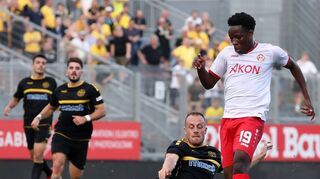 Der 21-jährige Benjika Caciel, ein gebürtiger Ulmer, entzückte die Kickers-Fans beim Pokalsieg gegen Bayreuth mit seiner Dribbelstärke und seiner Schusstechnik.