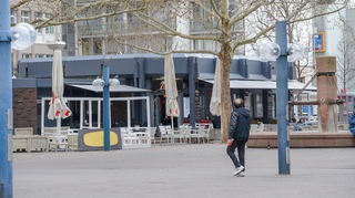 2019 Shisha-Bar, heute leerstehend: Die Pavillons in der Innenstadt.