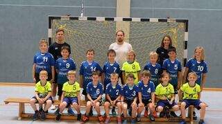 Motiviert präsentiert sich der Nachwuchs der TG Biblis: hier die Mannschaft der E-Jugend Minis.