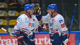 Harmonierten in der Vorbereitung schon ziemlich gut: der aus Wolfsburg nach Mannheim gewechselte Tyler Gaudet (l.) und David Wolf.