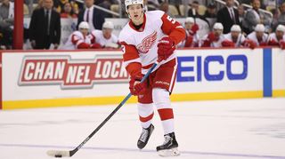 Moritz Seider hat in seinem ersten Jahr im Trikot der Detroit Red Wings für Aufsehen gesorgt.