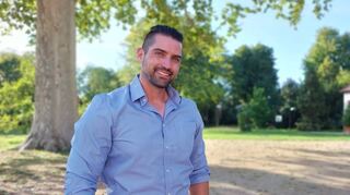 Ramon Schürle (40) kandidiert am 6. November bei der Wahl des Bürgermeisters von Edingen-Neckarhausen.
