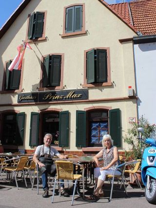 Das Wirtsehepaar Heinz Biegel und Rita Biegel-Weber.