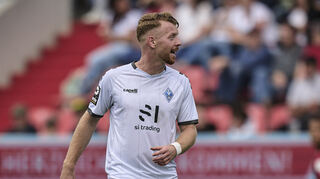 Waldhofs Dominik Martinovic hat sich einen Infekt eingefangen und wird am Samstag gegen Wehen Wiesbaden wohl pausieren müssen.