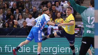 Halil Jaganjac (gelbes Trikot) zeigte eine überragende Leistung.