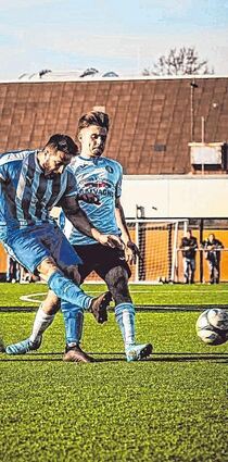 Emre Kilic (l.) fehlt Groß-Rohrheim am Sonntag.