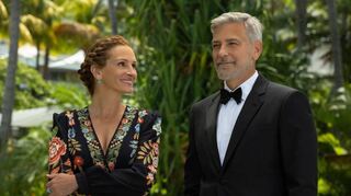 Spielen diesmal ein geschiedenes Paar, das zur Tochter nach Bali reist (von links): Julia Roberts und Georges Clooney.