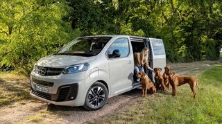 mid Groß-Gerau - Jaulen war gestern, im Opel Zafira-e Life ist Wohlfühlen für alle angesagt.