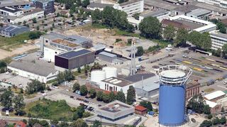 Im Energiepark der Stadtwerke in Pfaffengrund wird ein Großteil der CO-freien Fernwärme produziert.