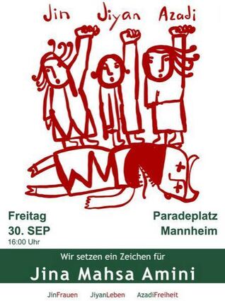 Das Motiv für das Plakat hat Illustrator Mehrdad Zaeri gestaltet.
