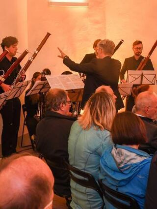 Die Fagott-Klasse der Musikhochschule umrahmte die Feier musikalisch.