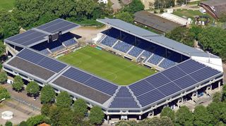 Das Carl-Benz-Stadion, Heimarena des SV Waldhof Mannheim (Symbolbild).