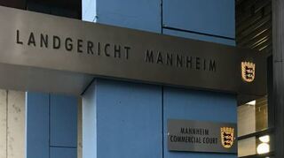 Das Landgericht in den Mannheimer Quadraten.